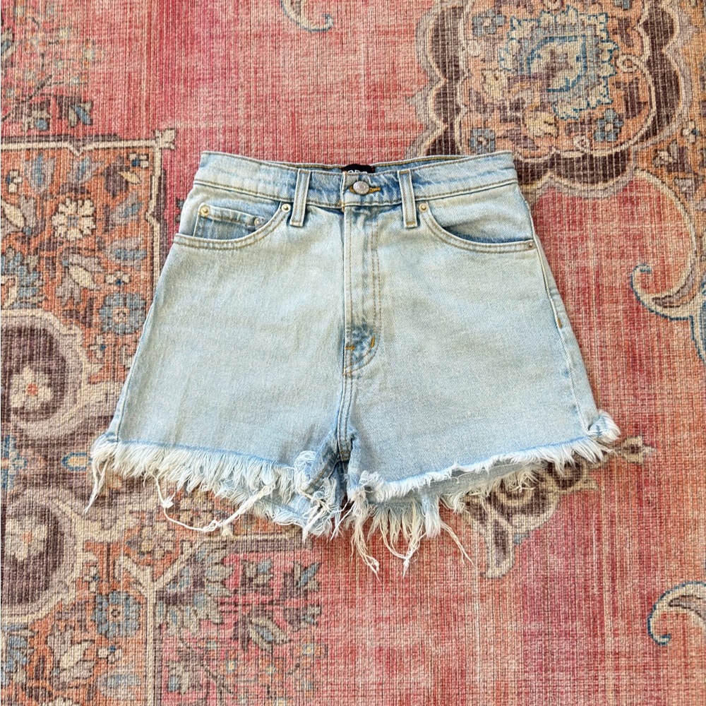 BDG Light Wash Distressed Jean Shorts